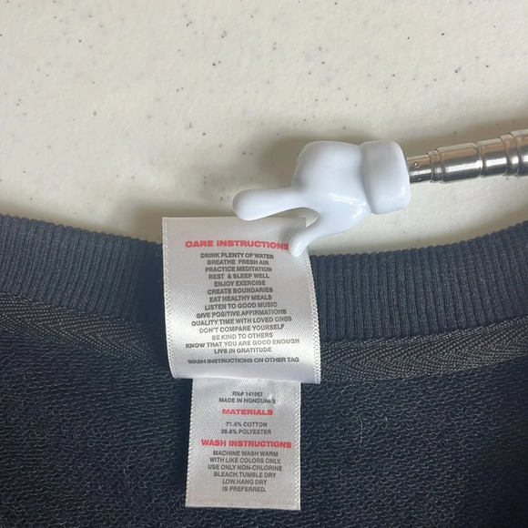 Petals and Peacock/70’S inspired sweatshirt Good Energy Sz XL - Picture 15 of 16